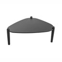 Ver imagem 2 de Mesa de Centro Orgânica Pé Madeira Complementos Preto