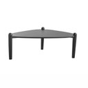 Ver imagem 4 de Mesa de Centro Orgânica Pé Madeira Complementos Preto