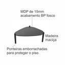 Ver imagem 6 de Mesa de Centro Orgânica Pé Madeira Complementos Preto
