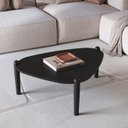 Ver imagem 1 de Mesa de Centro Orgânica Pé Madeira Complementos Preto