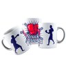 Caneca Cerâmica Clube De Boxe Fã Luva Cruzada Lutador - 1