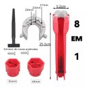 Ver imagem 2 de Chave Hidraulica Instalar Rosquear Trocar Pia Torneira Grifo