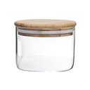 Ver imagem 1 de Pote de Vidro 370 ml com Tampa de Bambu Hermético Mimo Style Pote Hermético