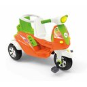 Ver imagem 4 de Carrinho de Passeio e Pedal Triciclo 2 Lugares Emparrudor Moto Duo Criança Cor Laranja/verde