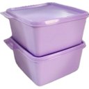 Ver imagem 3 de Tupperware Kit 2 Peças Potes Basic Line 1,2l Lavanda Kit 2 Peças Potes Basic Line 1,2l Lavanda