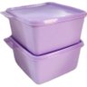 Tupperware Kit 2 Peças Potes Basic Line 1,2l Lavanda Kit 2 Peças Potes Basic Line 1,2l Lavanda - 3