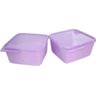 Tupperware Kit 2 Peças Potes Basic Line 1,2l Lavanda Kit 2 Peças Potes Basic Line 1,2l Lavanda - 4