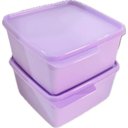 Ver imagem 2 de Tupperware Kit 2 Peças Potes Basic Line 1,2l Lavanda Kit 2 Peças Potes Basic Line 1,2l Lavanda