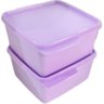 Tupperware Kit 2 Peças Potes Basic Line 1,2l Lavanda Kit 2 Peças Potes Basic Line 1,2l Lavanda - 2