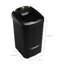 Ver imagem 2 de Tanquinho Newmaq Plus 20.5kg Semiautomático Turbilhonamento Vertical