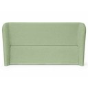 Ver imagem 5 de Cabeceira Cama Casal Queen Size Livia 160cm Orgânica Curva Bouclê Verde - Montanari'S Decor