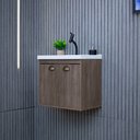 Ver imagem 7 de Gabinete Armario para Banheiro 100% MDF com Cuba - Siena Munique 50cm