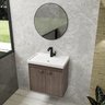 Gabinete Armario para Banheiro 100% MDF com Cuba - Siena Munique 50cm - 3