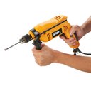 Ver imagem 6 de Furadeira Elétrica de Impacto WAP EFI 600k10 Mandril 3/8" 600w com Botão Trava e Maleta 127v