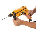 Ver imagem 6 de Furadeira Elétrica de Impacto WAP EFI 600k10 Mandril 3/8" 600w com Botão Trava e Maleta 220v