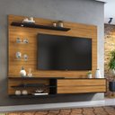 Ver imagem 1 de Painel para TV até 60 Polegadas 180CMX150,5cm 1 Porta 3 Prateleiras Nt 1115 Marrom