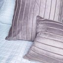 Ver imagem 7 de Capa para Almofada Drapeada Line em Veludo Quadrada