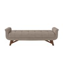 Ver imagem 2 de Puff Recamier 140cm Neville P02 Veludo Bege Mpozenato
