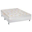 Ver imagem 1 de Cama Box Casal: Colchão Espuma Castor D28 Sleep Max + Base CRC Courano White(138x188)