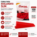 Ver imagem 4 de Cunha Niveladora Slim Cortag para Porcelanato 100un