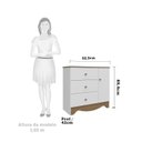 Ver mais imagens de Quarto de Bebê com Guarda Roupa 3 Portas e Cômoda 3 Gavetas Pirueta