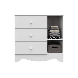 Quarto de Bebê com Cômoda 3 Gavetas e Guarda Roupa 3 Portas Pirueta - 4