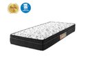 Ver imagem 5 de Cama Box Baú Solteiro Conforto Suede Cinza + Colchão Solteiro Conforto Espuma D33 Com EPS 28x88x188