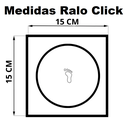 Ver imagem 5 de Kit C/4 Ralo Inox para Piso Click Cromado 15x15 Cm