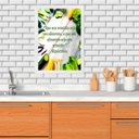 Ver imagem 2 de Quadro Cozinha Alimentação Saudável 24x18cm:moldura Preta