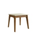 Ver imagem 2 de Mesa Lateral Club Artemobili Bege/Garapa