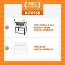 Ver imagem 2 de KIT - Forno Gás Industrial Roma Inox FIRI90 + Grade Extra - Venâncio