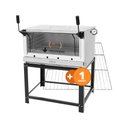 Ver imagem 1 de KIT - Forno Gás Industrial Roma Inox FIRI90 + Grade Extra - Venâncio