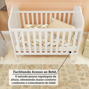 Ver imagem 5 de Kit Berço com Cômoda Peroba Elô Branco Quarto Infantil