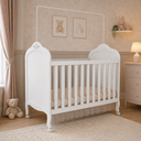 Ver mais imagens de Kit Berço com Cômoda Peroba Elô Branco Quarto Infantil