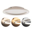 Ver imagem 1 de Plafon Embutir Led Slin 40cm Branco Led 38w Multicor Pz-1058/400y St3138