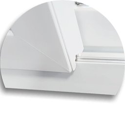 Janela de PVC Acustica Sobrepor 100x150cm com 2 Folhas e Vidro Laminado ITEC Brimak - 2
