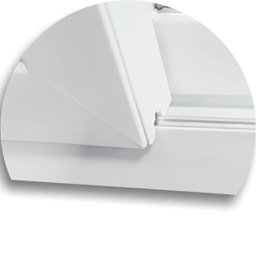 Janela de PVC Acustica Sobrepor 100x150cm com 2 Folhas e Vidro Laminado ITEC Brimak - 2