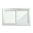 Ver imagem 4 de Janela de PVC Acustica Sobrepor 120x120cm com 2 Folhas e Vidro Laminado ITEC Brimak