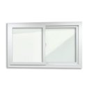 Ver imagem 4 de Janela de PVC Acustica Sobrepor 120x120cm com 2 Folhas e Vidro Laminado ITEC Brimak