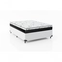 Ver imagem 1 de Cama Box Casal 138 Branco com Colchão D33 One Face 58x138x188