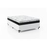 Cama Box Casal 138 Branco com Colchão D33 One Face Bello Box 58x138x188 - 1