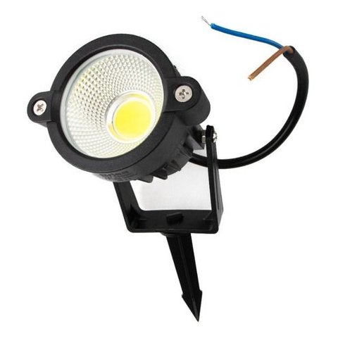 Luminária Espeto Jardim Lâmpada Cob Led 7w Branco Quente Decorshop