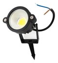 Ver imagem 1 de Luminária Espeto Jardim Lâmpada Cob Led 7w Branco Quente Decorshop