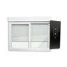 Janela de PVC Integrada 140x120cm 2 Folhas com Vidro Liso e Cremonna com Controle Remoto ITEC Brimak - 6