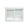 Janela de PVC Integrada 120x120cm 2 Folhas com Vidro Liso ITEC Brimak - 6