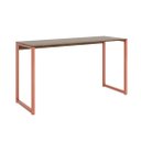 Ver imagem 5 de Mesa Escrivaninha Industrial Desk 90 Color Quarto Escritório Canela Cobre