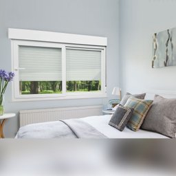 Janela de PVC Integrada 120x120cm 2 Folhas com Vidro Liso e Cremona ITEC Brimak - 1