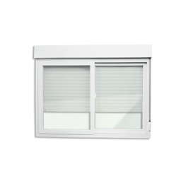 Janela de PVC Integrada 120x150cm 2 Folhas com Vidro Liso ITEC Brimak - 6
