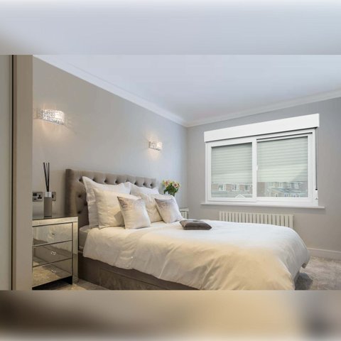 Janela de PVC Integrada 120x150cm 2 Folhas com Vidro Liso ITEC Brimak