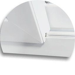 Janela de PVC Integrada 120x150cm 2 Folhas com Vidro Liso e Cremona ITEC Brimak - 4